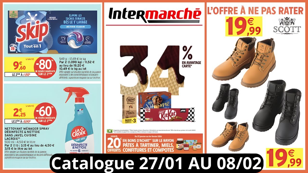 Nouveau Catalogue Intermarché De La Semaine du 27/01/26 Au 08/02/26 Catalogue Intermarché France