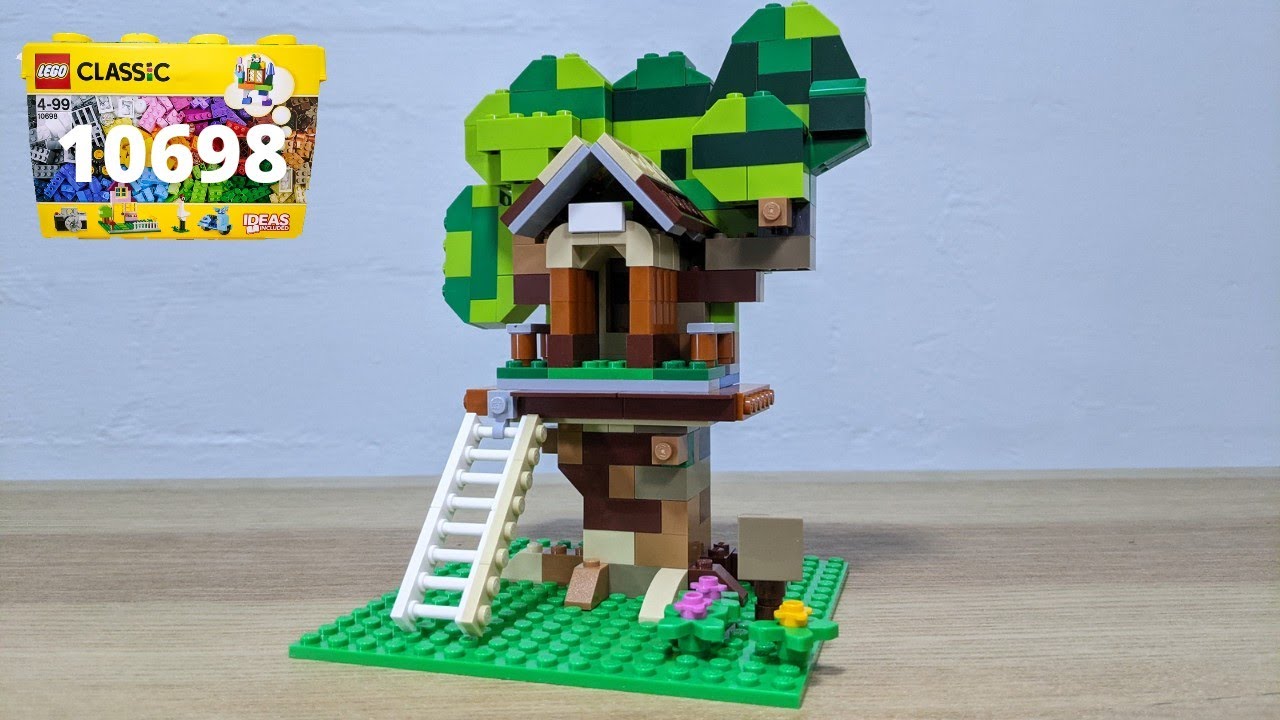 Как построить домик на дереве из LEGO (10698)