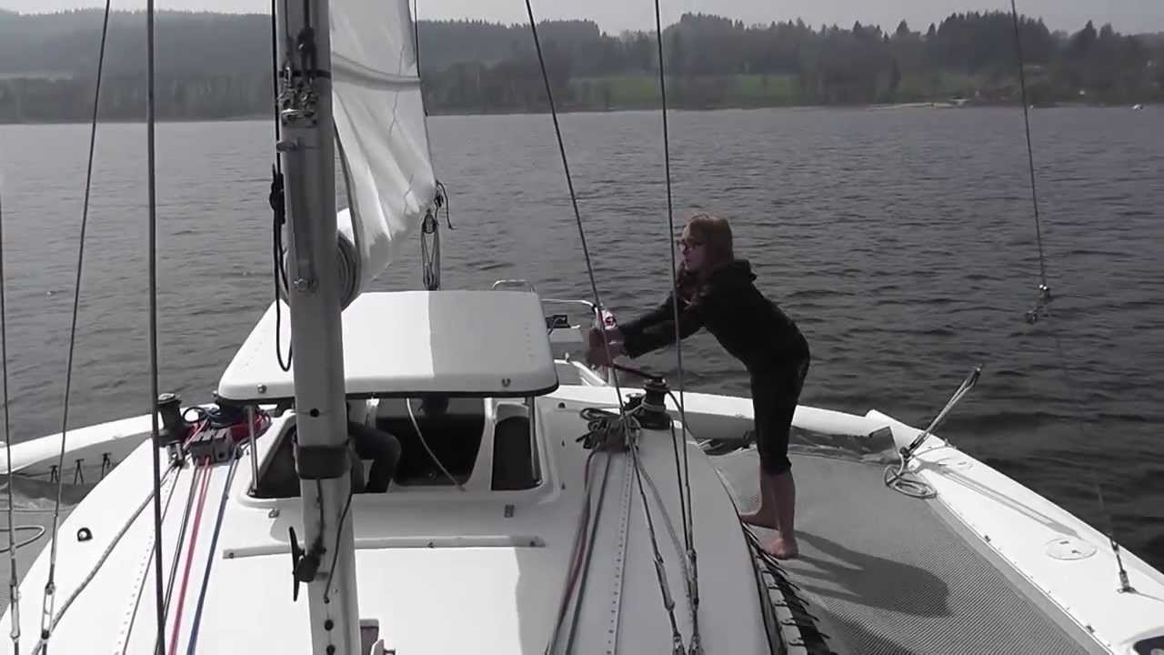 Corsair F-27 Trimaran Atlantis - Lipno sailing