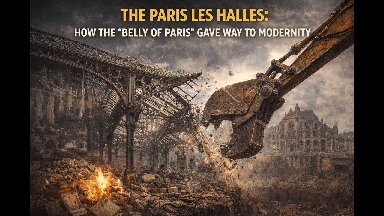The Paris Les Halles: How the 'Belly of Paris' Gave Way to Modernity