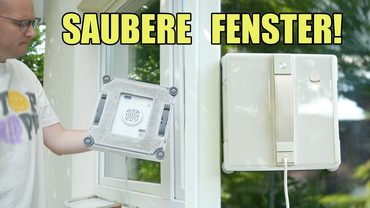 Dreame C1 Station im Test &ndash; So gut putzt der Fensterroboter wirklich!