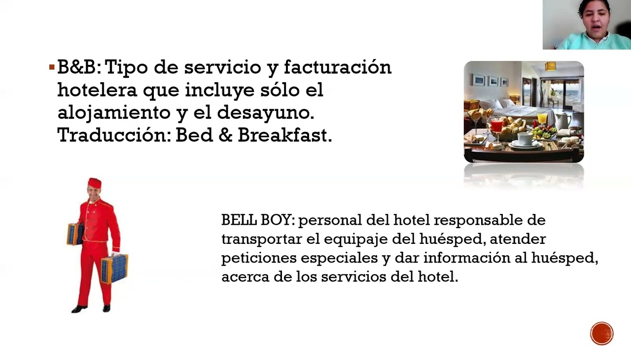Terminolog&iacute;a hotelera