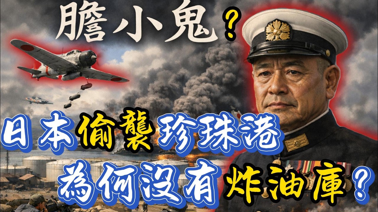 日本偷襲珍珠港為何沒有炸油庫？是因為南雲忠一膽小嗎？