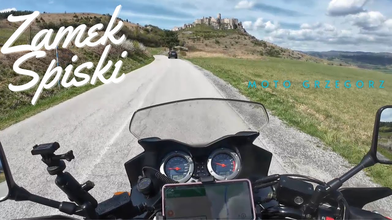 Słowacja motocyklem Zamek Spiski