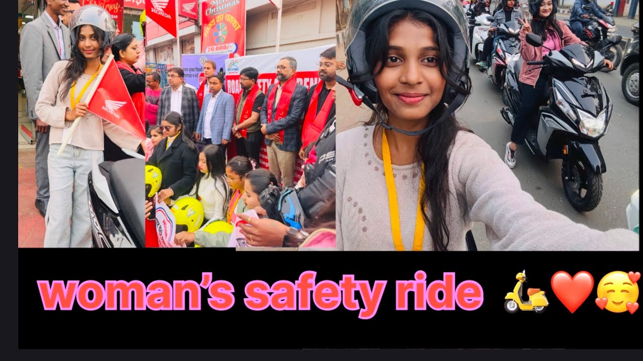 Women safety ride❤️🛵🥰||#youtube #vlog 