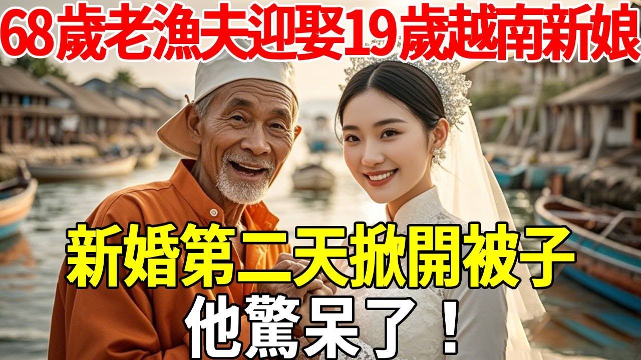 台東68歲老漁夫迎娶19歲越南新娘，新婚第二天掀開被子，他驚呆了#蝴蝶飛飛 #民間故事 #奇聞趣事 #古代小說#懸疑#老年情感