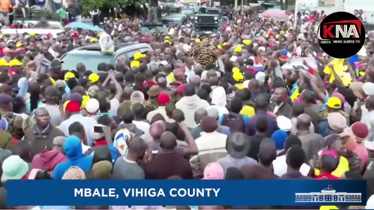 RAIS MIMI NI MKE WENU! DRAMA IN VIHIGA AS RUTO FORCED INT AUN EXPECTED MARRIAGE BEFORE THE CROWD.