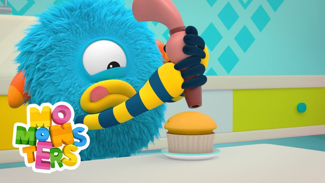 Cupcakes | Slide - Momonsters educational cartoons