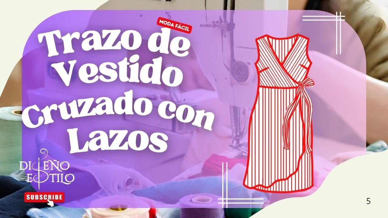 Cómo Hacer Trazo de Vestido Cruzado Con Lazos, (Parte 1).