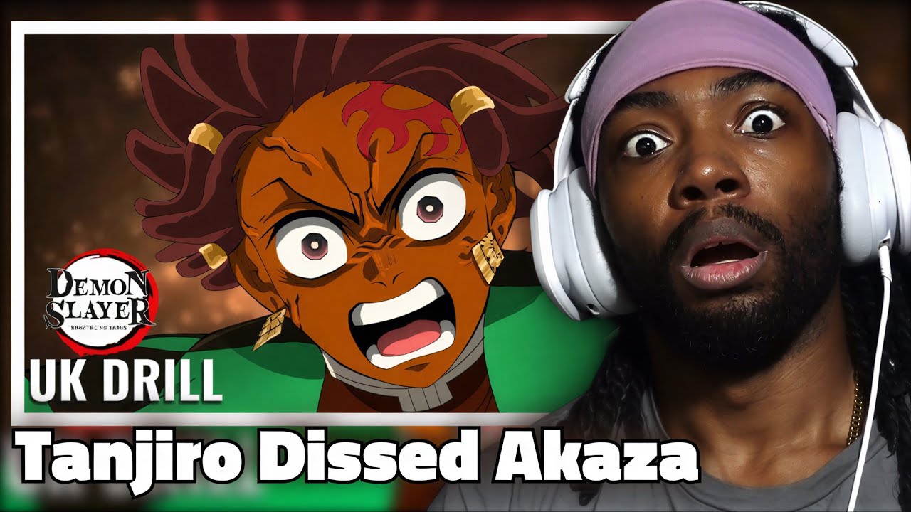 TANJIRO RAP (DEMON SLAYER UK DRILL) Akaza Diss Reaction