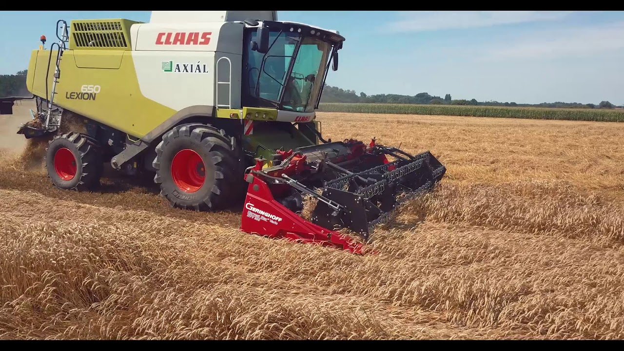 Class Lexion 650+Geringhoff HVV600