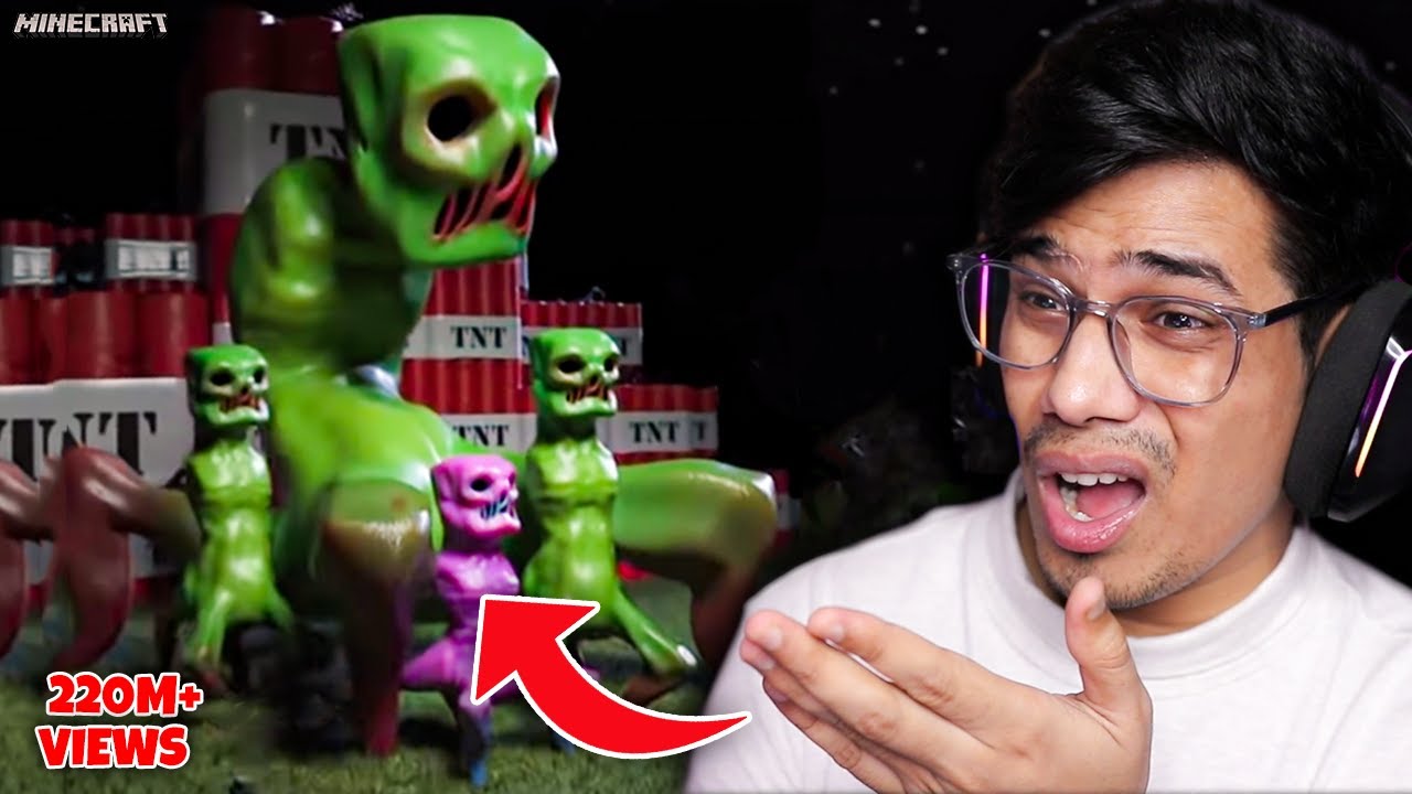 MOST VIEWED MINECRAFT VIDEOS IN WORLD 😱| Waamu Reacts #8