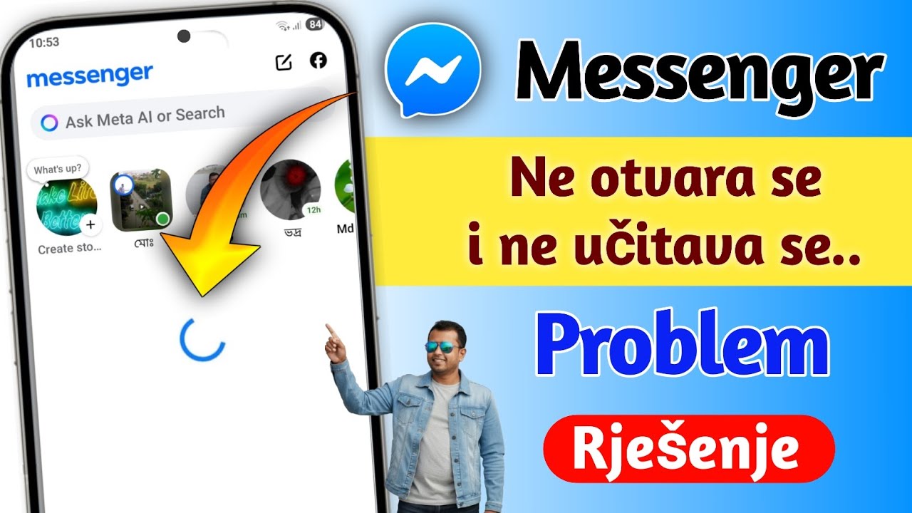Kako riješiti problem s učitavanjem Messengera | Messenger se ne učitava / ne otvara