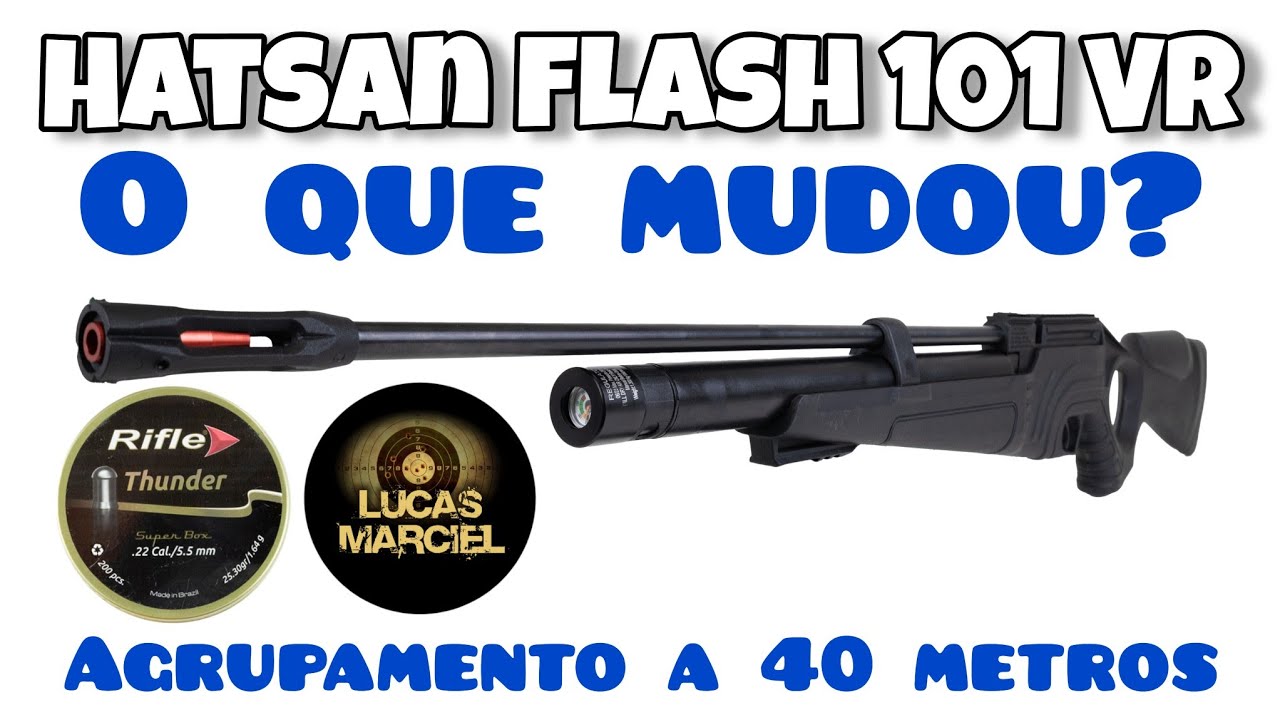 Hatsan Flash 101 Synt VR - Primeiro contato