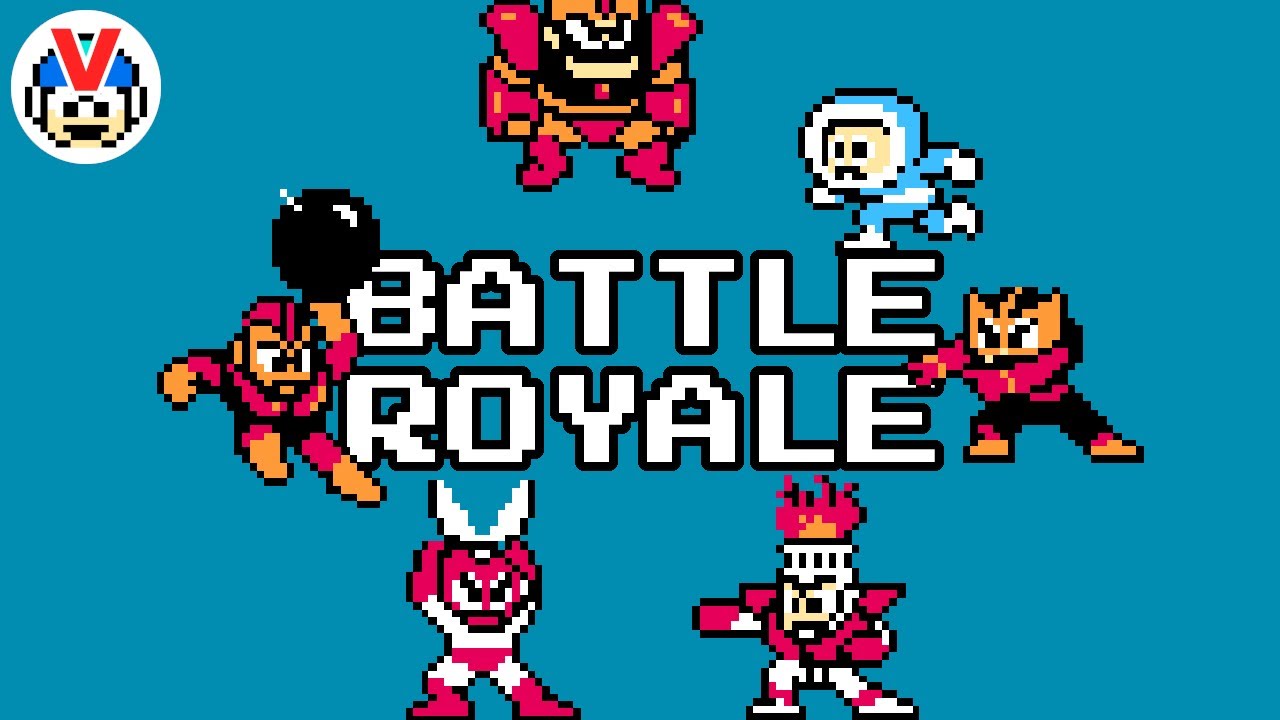 BATTLE ROYALE RANKED FIGHTS AI Mega man 1 Bosses | Mega Man CPU Battle