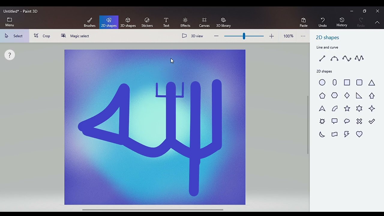 make a digital calligraphy | zoha noor |