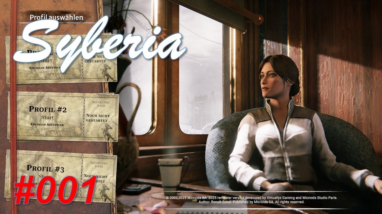 Syberia 🏰   Remastered #001  Ein rätselhafter Start [Multiplayer][HD+][Facecam]
