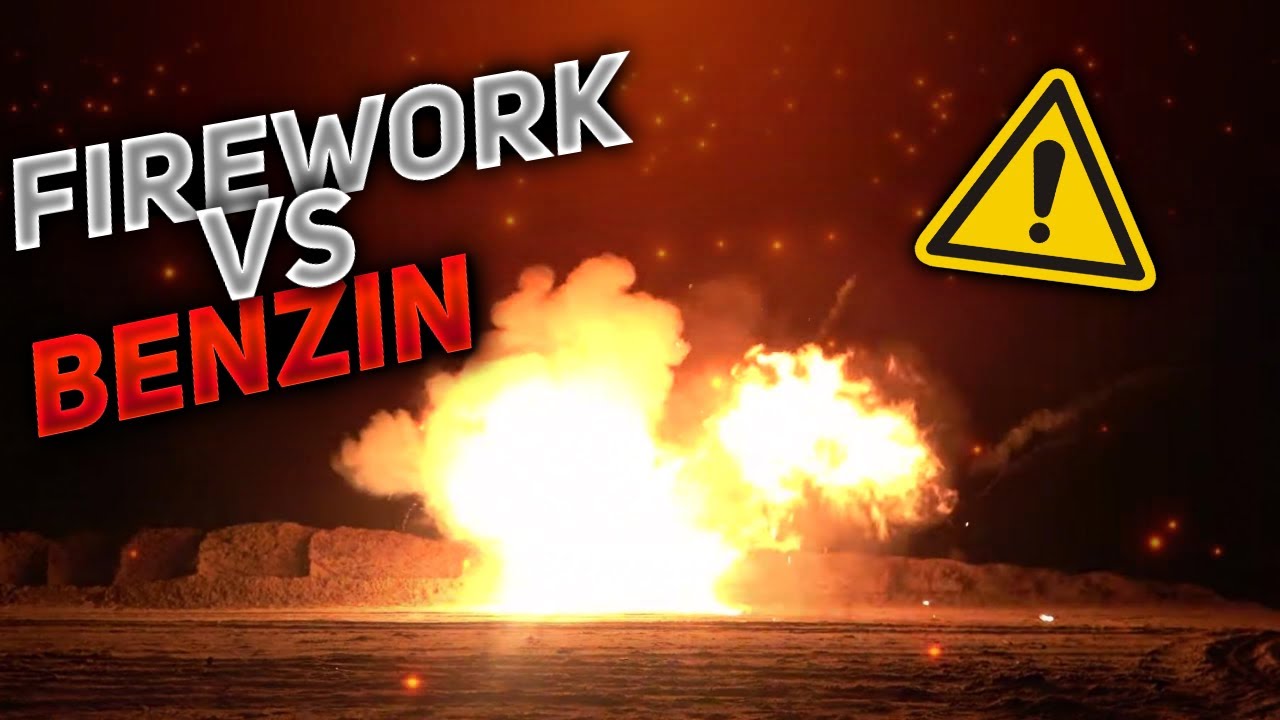 Riesenböller VS Benzin ⚠️EXPERIMENT⚠️🧨