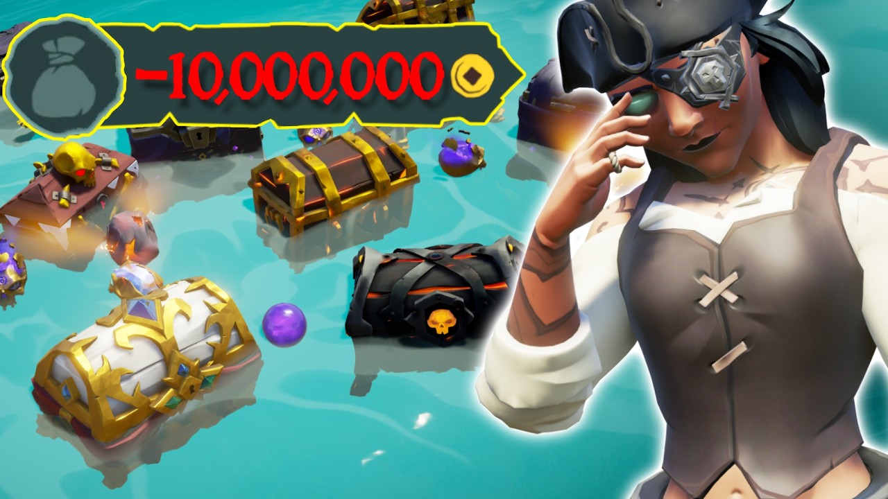 The Plan Was to Stack 10 Million Gold.. Sea of Thieves