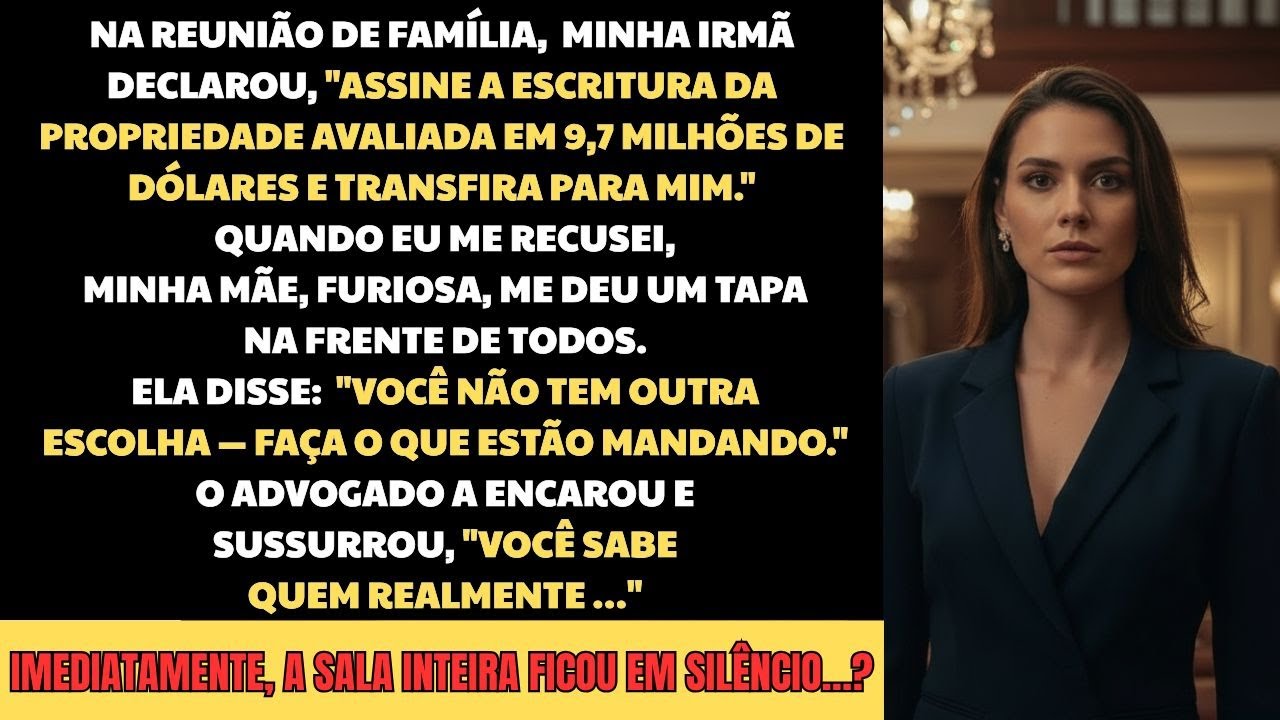 O momento em que o plano da minha irmã de tomar a minha herança desmoronou