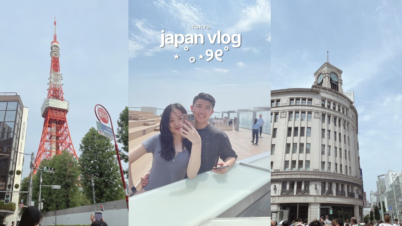 JAPAN VLOG 🍵 |  shibuya sky, tsukiji fish market, teamlabs borderless, ginza