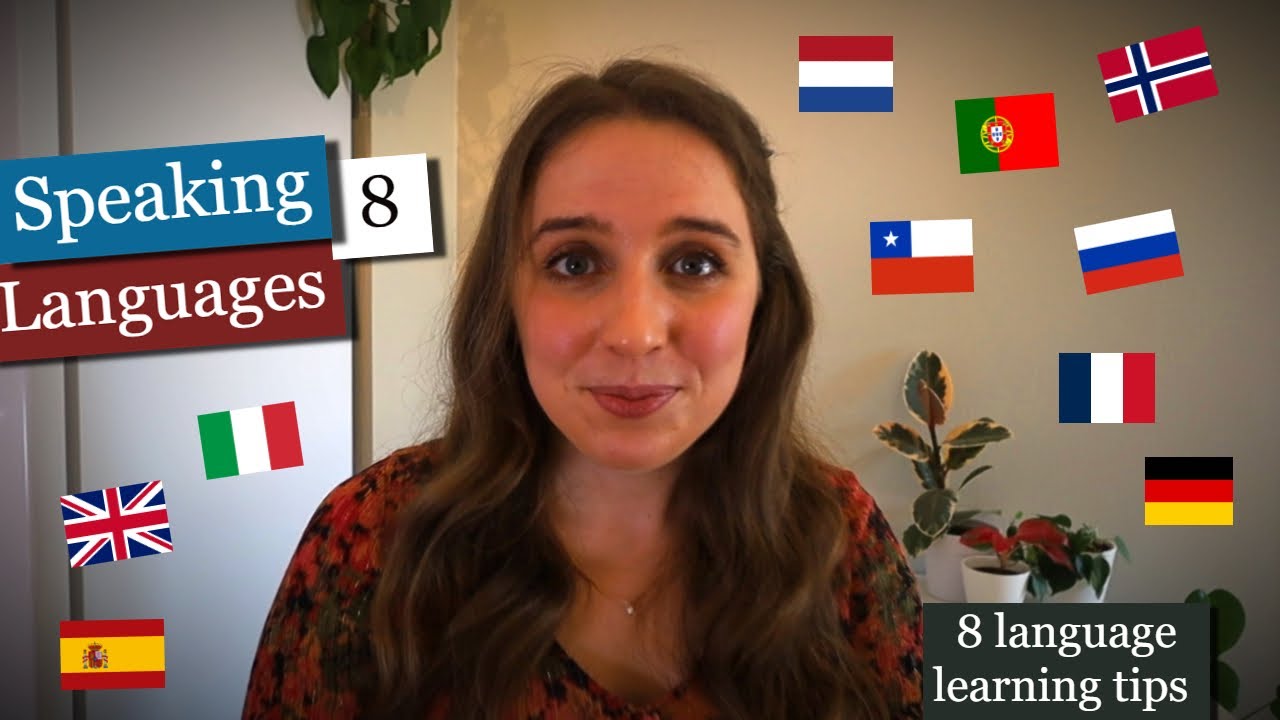 SPEAKING 8 LANGUAGES - giving tips in those languages to learn faster (+subtittles in english)