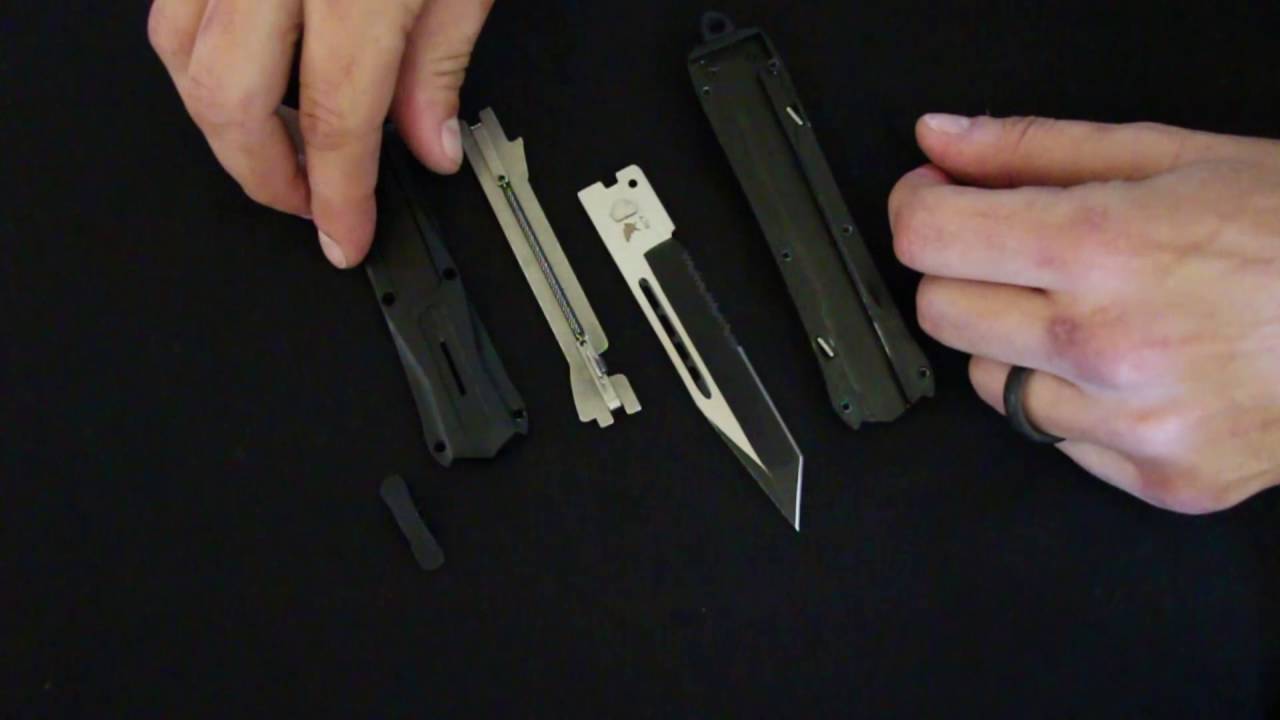 How To Disassemble and Reassemble RavenCrest Tactical Spartan OTF Knife