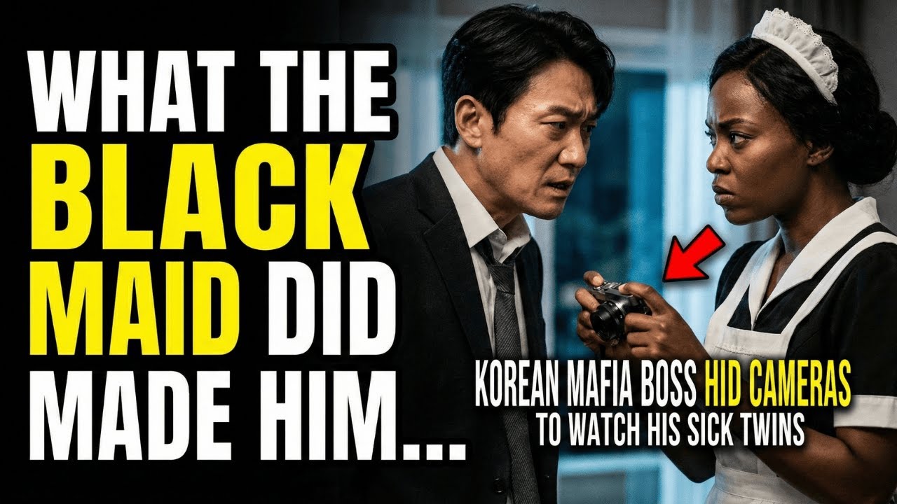 Korean Mafia Boss Hid Cameras to Watch His Sick Twins - What the Black Maid Did Made Him