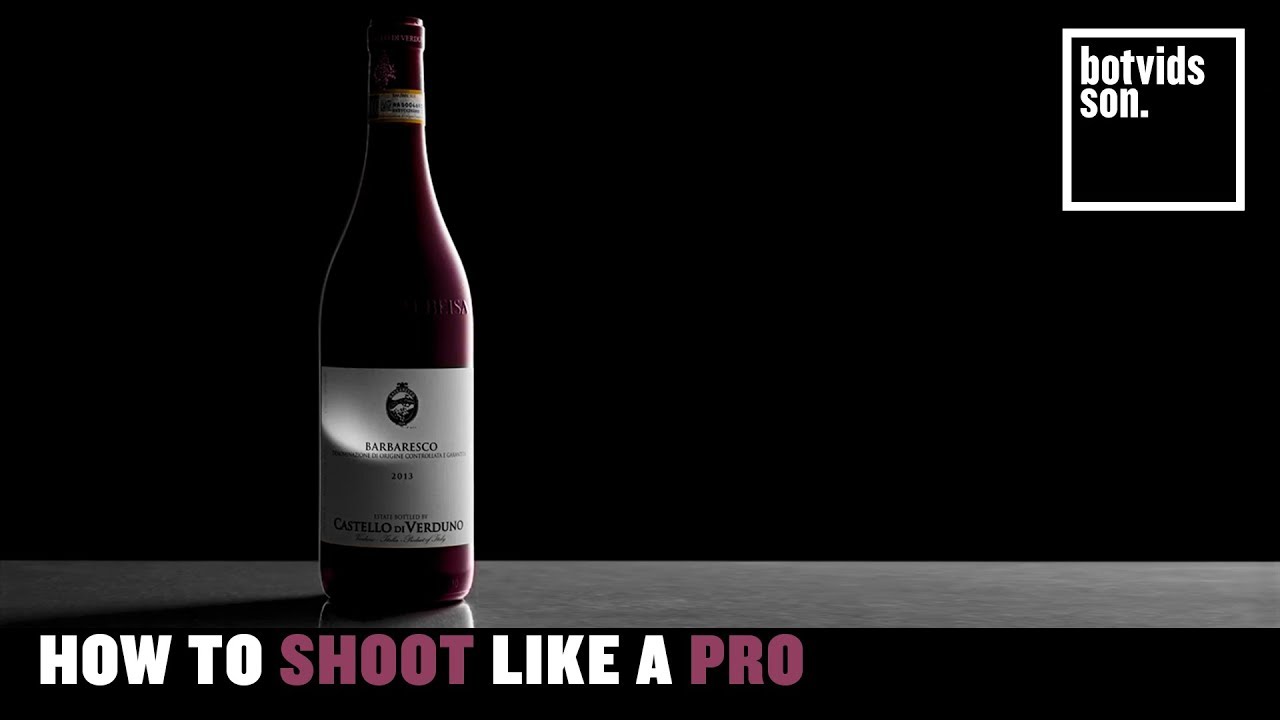 Wine Bottle Photo Shoot