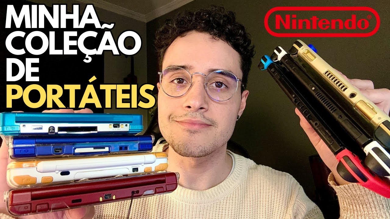 minha cole&ccedil;&atilde;o de consoles port&aacute;teis (nintendo ds, 3ds, switch, switch 2)