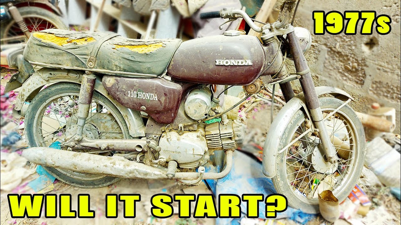 1977s Honda S110 Motorcycle Will it start?