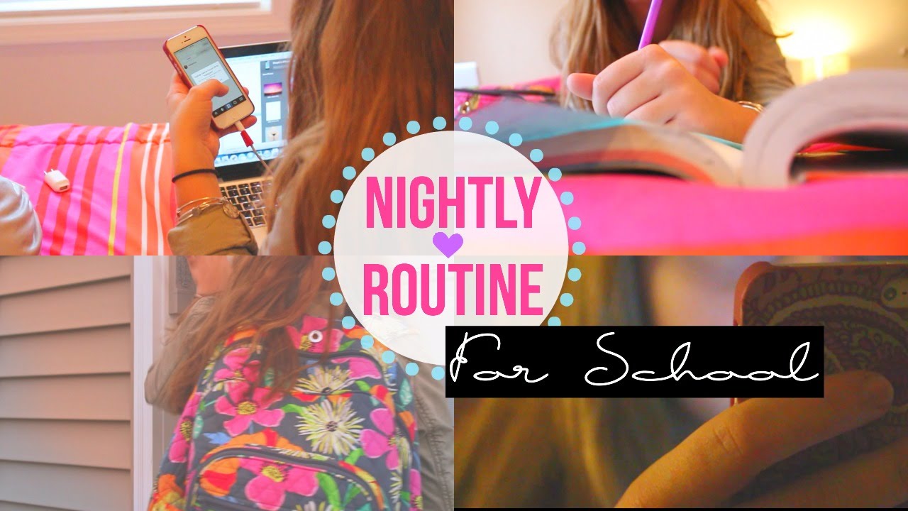 Nightly Routine For School! | Stephanie Leger