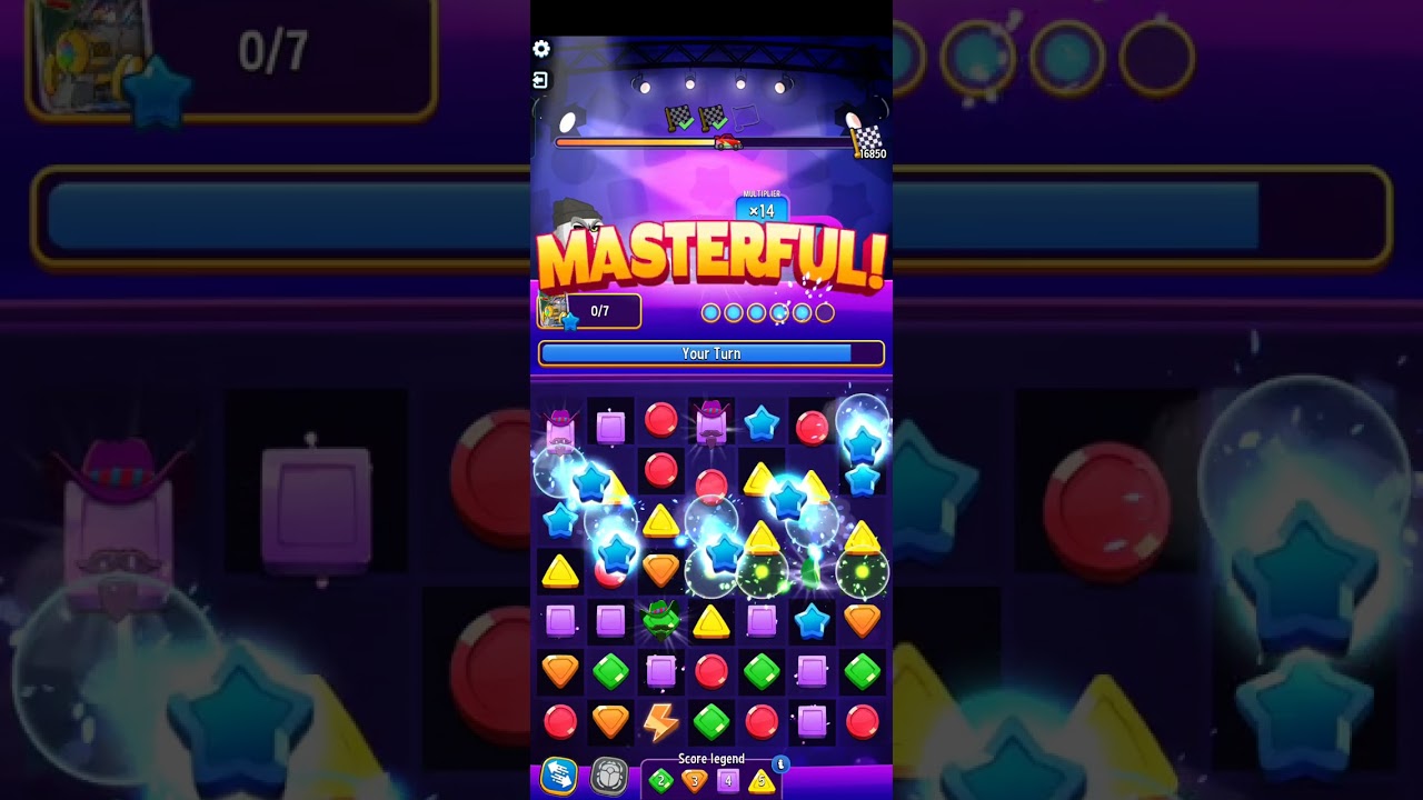 Score Rally Multiplier Madness 16850 [Rainbow] solo challenge MATCH MASTERS
