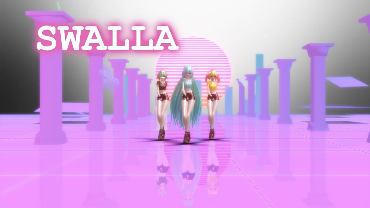 [MMD] Lisa - SWALLA dance cover by Gumi Miku Neru