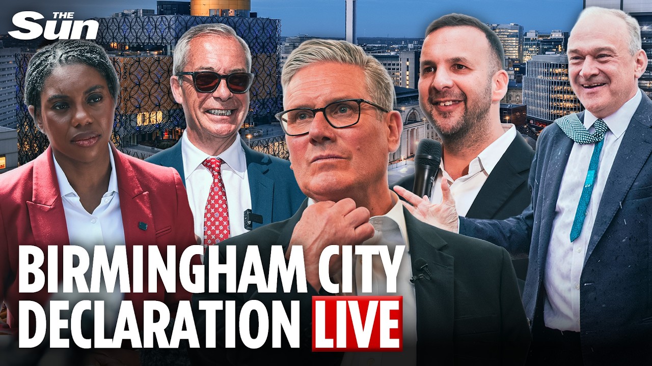 LIVE: Local election count in Birmingham as Reform surge threatens Labour
