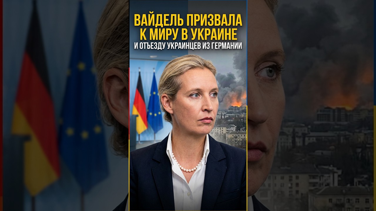 Вайдель призвала к миру в Украине и отъезду украинцев из Германии