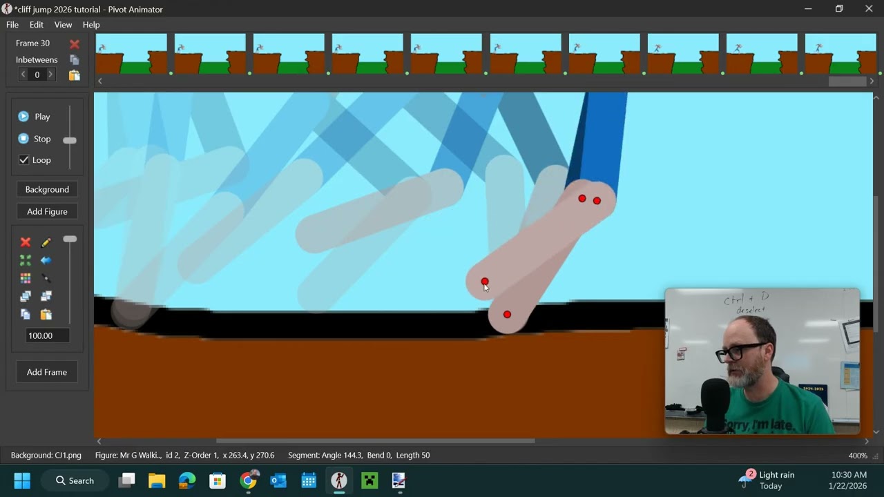 How to do the Run and Jump for Cliff Jump Animation 2026 - Pivot