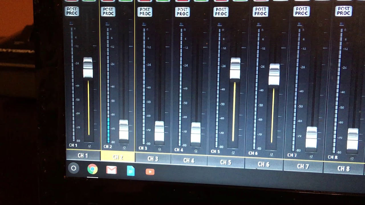 Connecting Soundcraft Ui24 to Daw, setup