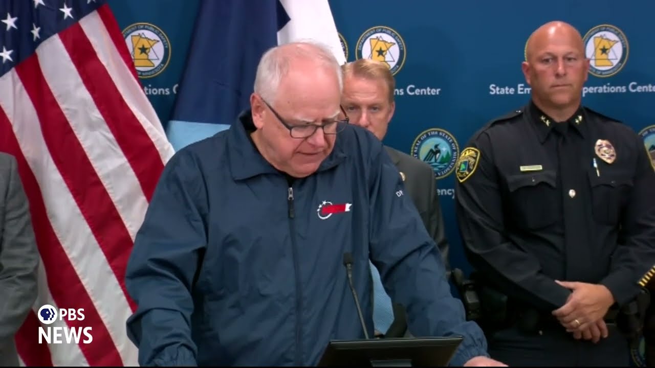 WATCH: Minnesota Gov. Walz holds briefing on shootings of two state lawmakers and their spouses