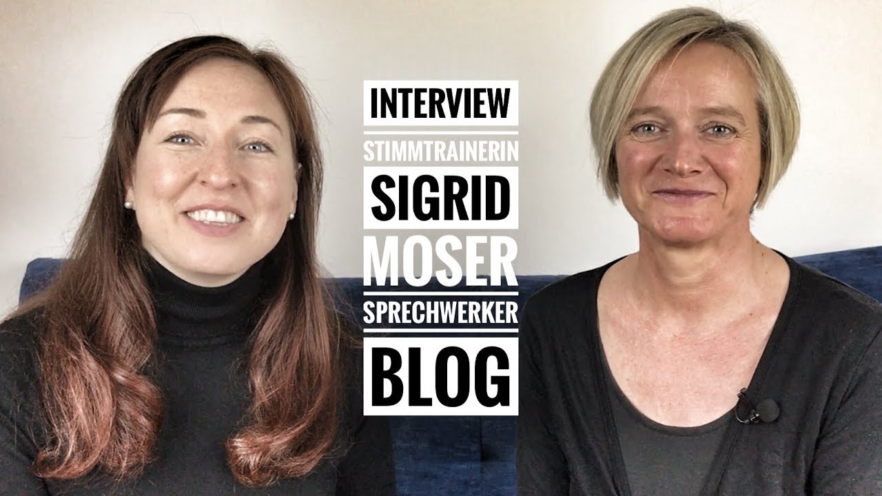 Stimmtrainerin Sigrid Moser - Moderation Karin Wedra