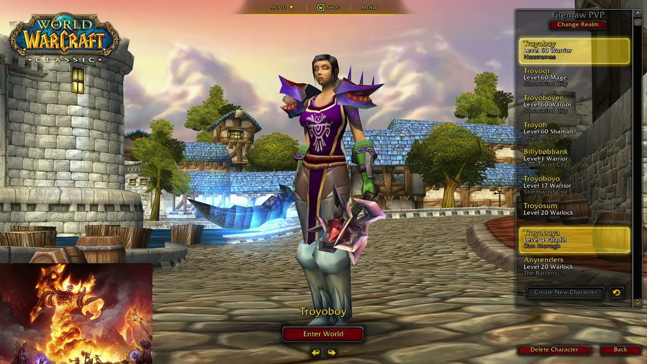 [Firemaw Classic Era] Tanky Troy is back for awakening raiding