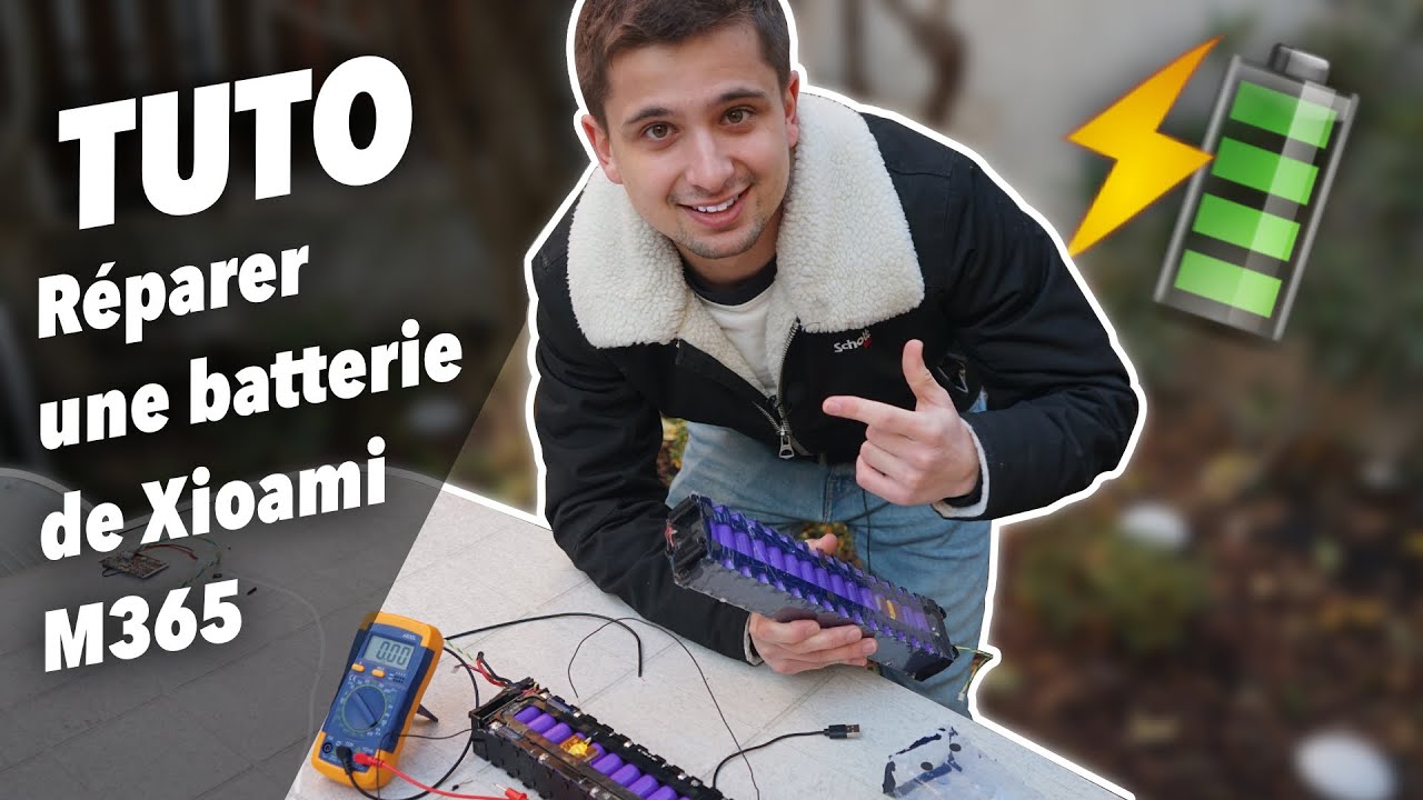 TUTO - Réparation batterie de trottinette Xiaomi M365