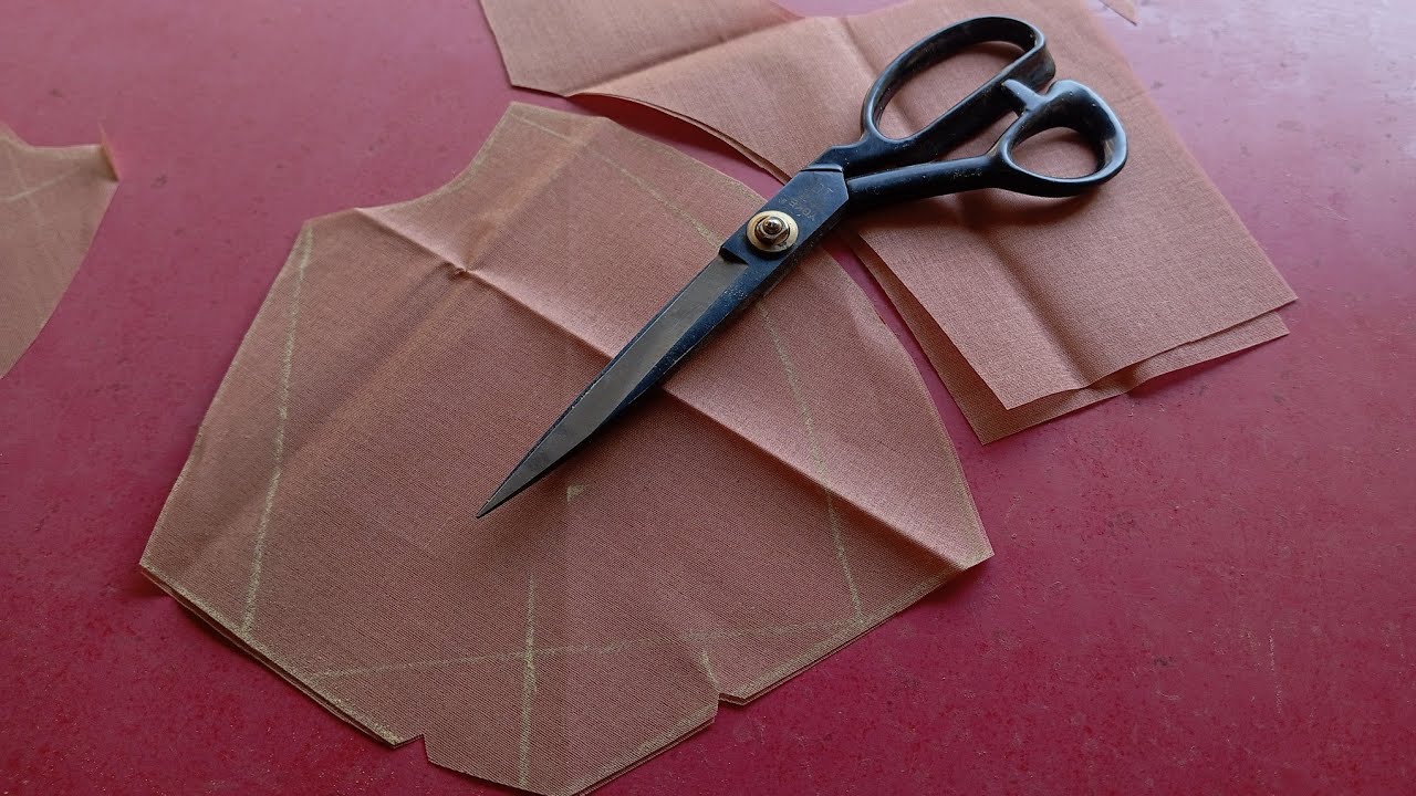 36 साईज कटोरी डायरेक्ट कपड्यावर सगळ्यात सोपी पद्धत 36 size Katori direct kapde aur cutting