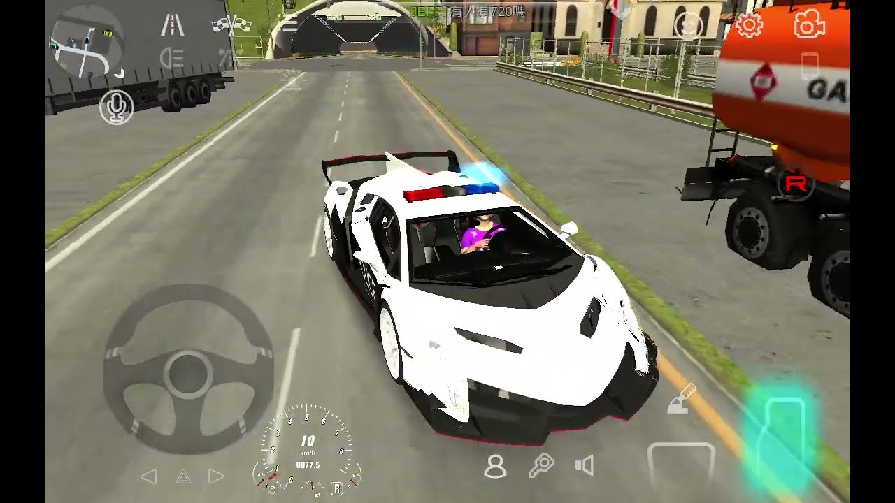 #carparkingmultiplayer 來開警車抓超速的人，到底可以抓幾個人呢?