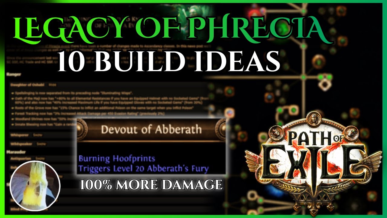 10 идей для сборки билда Legacy of Phrecia | Не только для стартовых билдов в Лиге [PoE 3.27 Phre...