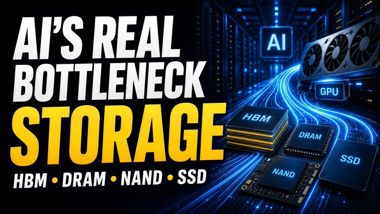 AI's Real Bottleneck: Storage, HBM, DRAM, NAND and SSDs
