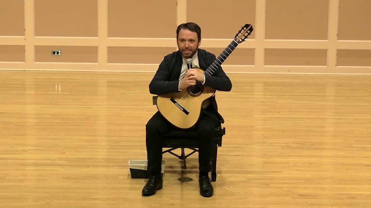 Colin Davin complete classical guitar concert presented by the Minnesota Guitar Society