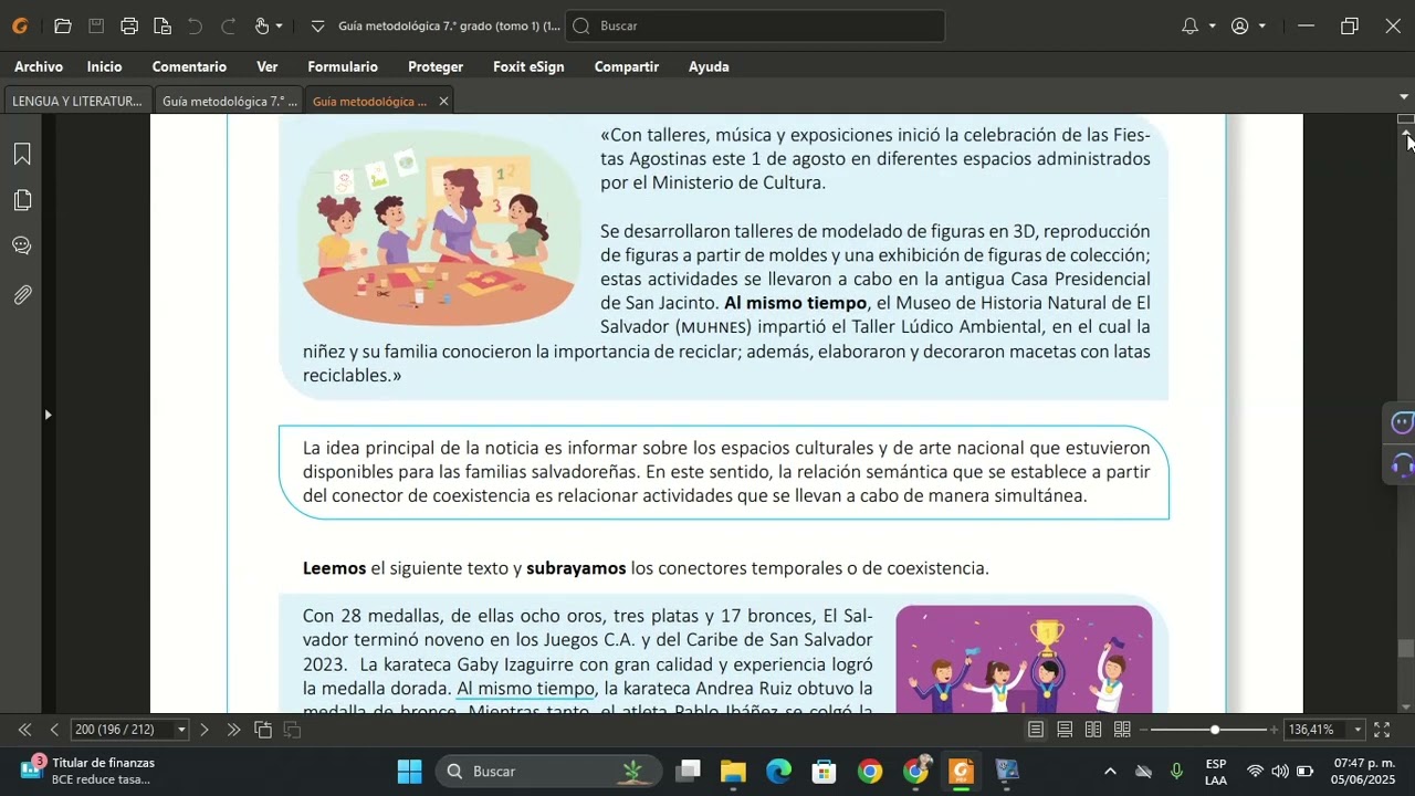 Lengua y Literatura- séptimo grado- Unidad 4- semana 4