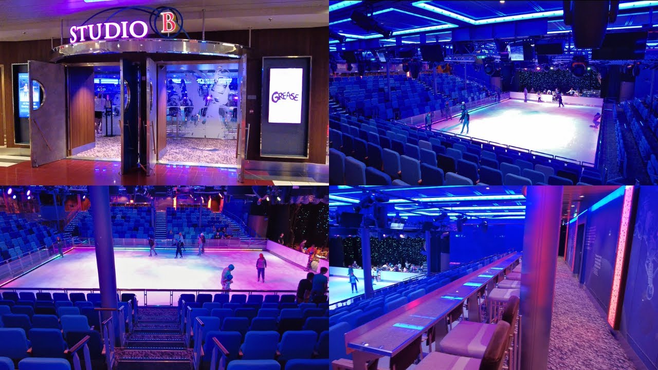 Harmony of the Seas Studio B - Royal Caribbean Cruise Ship Ice Rink Tour