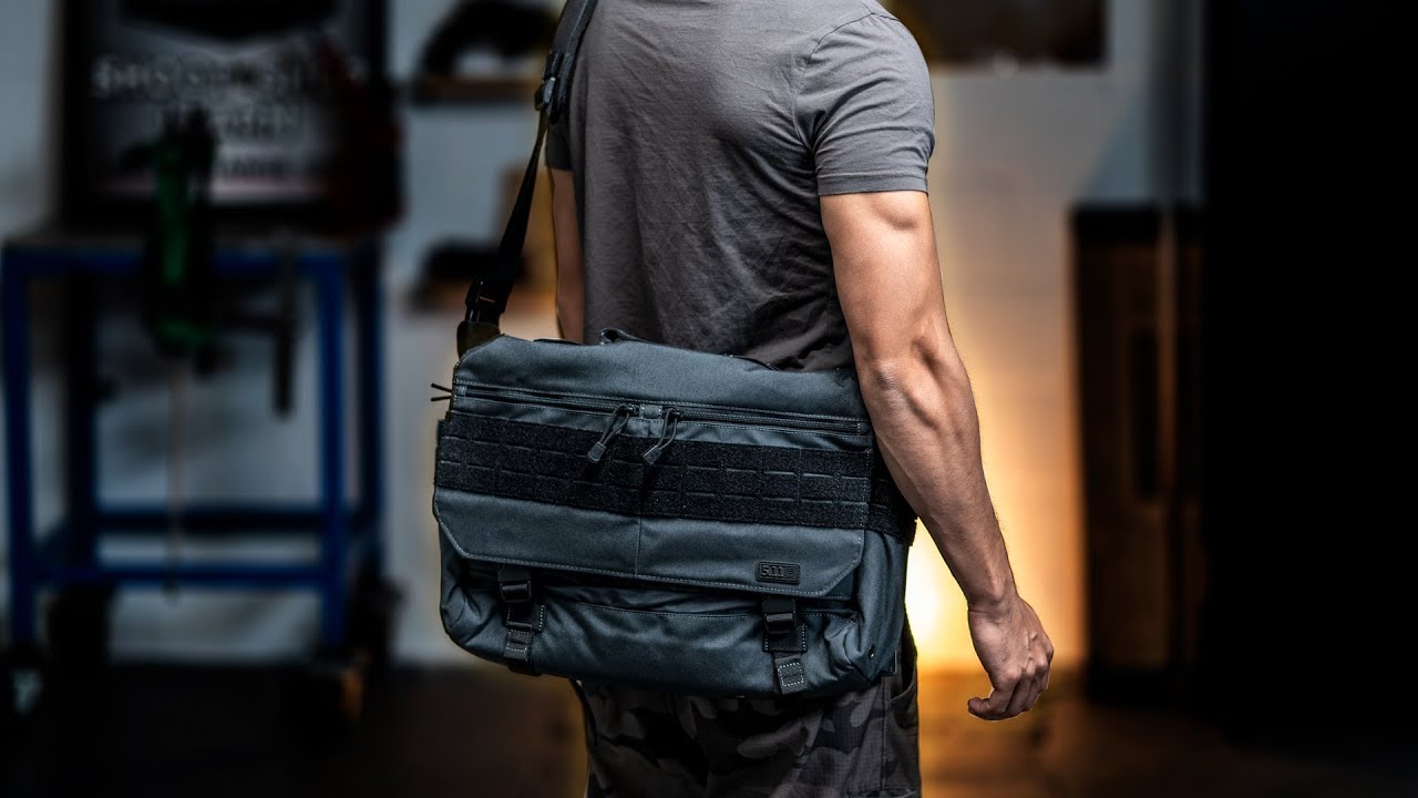 5.11 Concealed Carry Tactical Messenger Bag - RUSH Professional / Office Carry Option